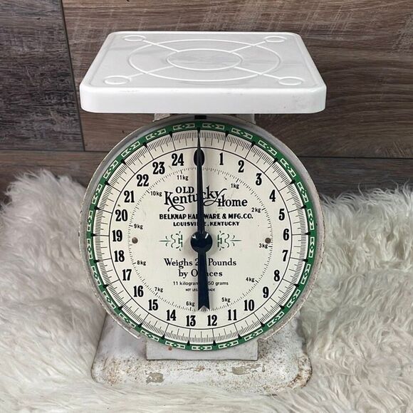 OLD KENTUCKY HOME Vintage Kitchen Food Scale Rustic Farm House Working Decor - Picture 1 of 9